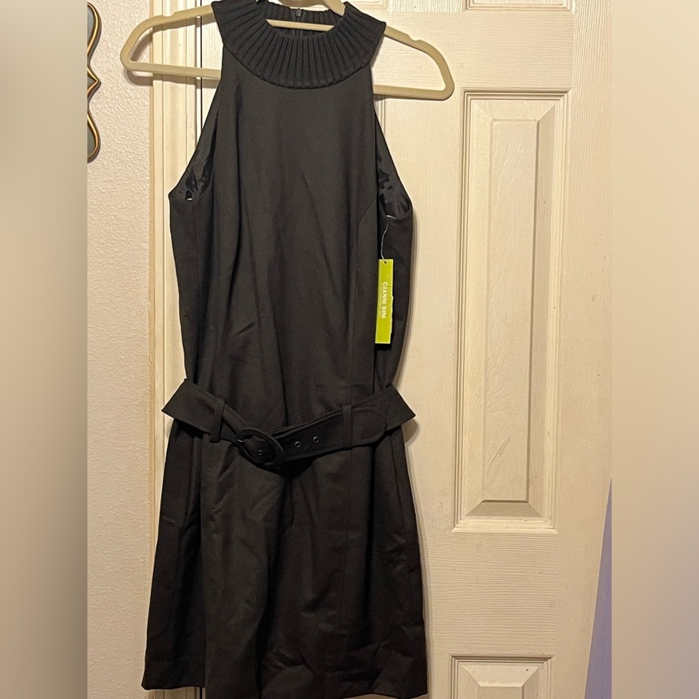 Gianni bini sweater dress with belt
